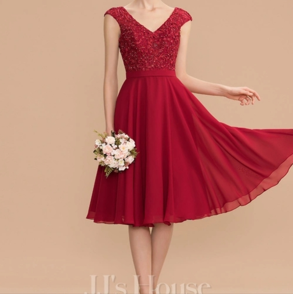Candy Pink bridesmaid/prom/party dress - Picture 5 of 5